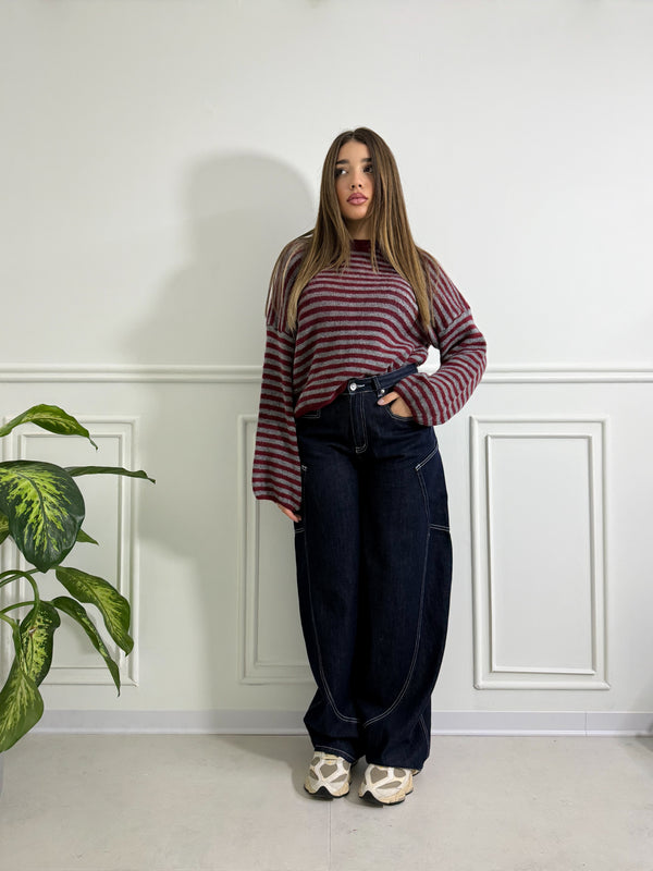 Maglioncino Marta ”bordeaux”