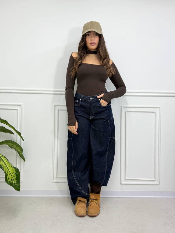 Body Penny “marrone”